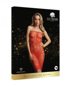 Shots Le Desir Star Rhinestone Dress Os Red
