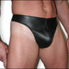 Male Leather Thong, Medium