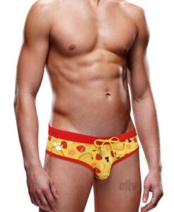 Prowler Swim Brief Fruit Lg Yellow