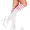 Sweetheart Athletic Knee Socks White