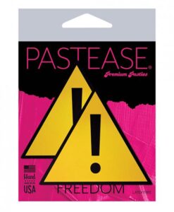 Pastease Premium Exclamation Warning Sign - Yellow