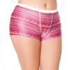 Holiday Unisex Boxer Brief W/back Flap Red/white Os/xl