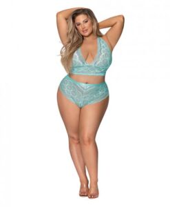Seabreeze Strappy Back Cami & Short Turquoise 2x