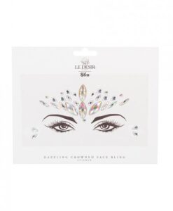 Shots Bliss Dazzling Crowned Face Bling Sticker O/s