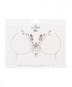 Shots Bliss Dazzling V Cleavage Bling Sticker O/s