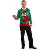Christmas Sweater Nice Stocking Green XL