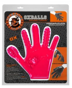 Oxballs Finger Fuck Glove Hot Pink