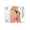 Barely Bare Buttless V Panty Black O/s