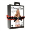 Barely Bare Lace Garter Skirt With Mesh Thong White O/s