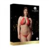 Shots Le Desir Snow Angel Lace Lingerie Set Osx Red