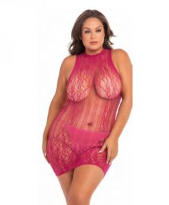Reckless Lace Mini Dress Red Queen