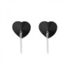 Nipplicious Dominatrix Leather Collar & Pasties With Chain Black