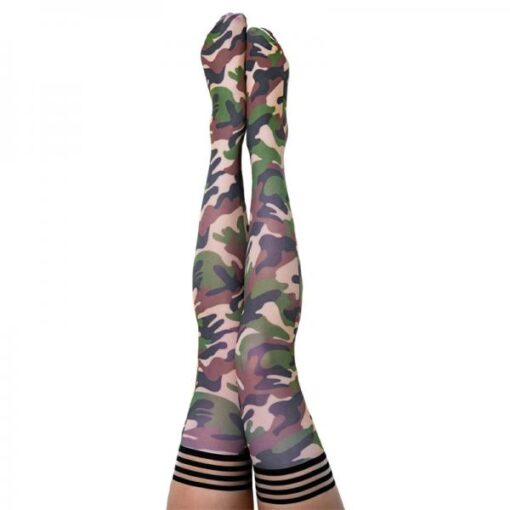 Kixies Alex Camouflage Thigh-high Size A