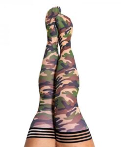 Kixies Alex Camouflage Thigh-high Size C