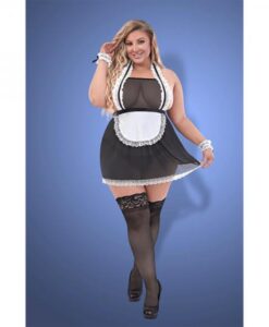 Magic Silk Dress Up Dirty Duster Black Queen Size