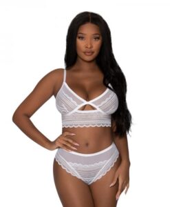 Magic Silk Modern Romance Braltt & Hipster White S/m