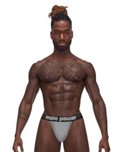 Mp Sexagon Micro V Thong Gray S/m