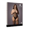 Shots Le Desir Strappy Suspender Bodystocking Black Qs