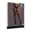 Shots Le Desir Suspender Pantyhose With Strappy Waist Black Qs