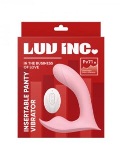 Luv Inc Pv71 Insertable Panty Vibrator Pink