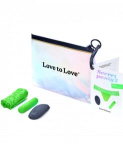 Love To Love Secret Panty 2 Neon Green (gift Bag Packaging)