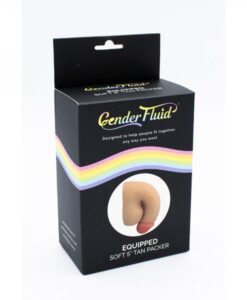 Gender Fluid Equipped Soft Packer 5 In. Tan