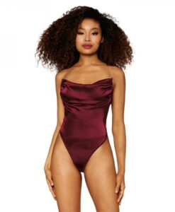 Dreamgirl Teddy Burgundy L Hanging
