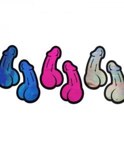 Pastease A Bag Of Dicks: 3-pack Of Penis Pasties For Nipples & Skin