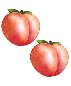 Pastease Peach: Fuzzy Sparkling Georgia Peaches Nipple Pasties