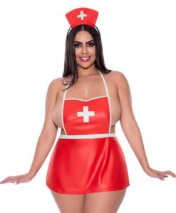 Magic Silk Dress Up Sexual Healing Costume Red Queen Size