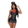 Magic Silk Dress Up Night Nurse Costume Black S/m