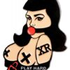 Bondage Pinup Girl Enamel Pin