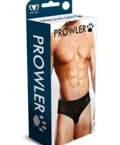 Prowler Black Lace Open Brief Lg