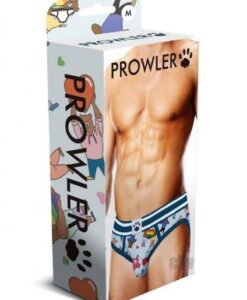 Prowler Bears W/hearts Brief Md Blu