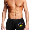 Prowler Swim Blk Oversize Paw Trunk Md