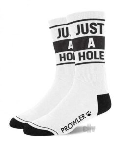 Prowler Red Just A Hole Sock Wht/blk