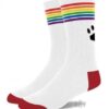 Prowler Pride Socks Wht/rnbw