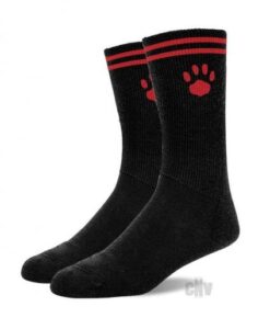 Prowler Red Crew Socks Blk/red