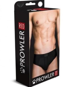 Prowler Red Ass Less Brief Blk Lg