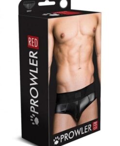 Prowler Red Wetlook Brief Blk Md