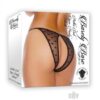 Barely B Polka Dot Open Panty Blk