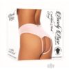 Barely B Crotchless Mesh Brief Os Peach