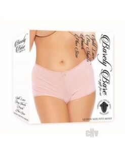 Barely B Split Lace Boy Shorts Ps Peach