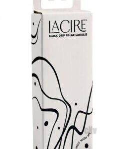 Lacire Drip Pillar Candles Black