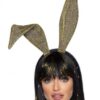 Glitter Bunny Ears O/s Gold