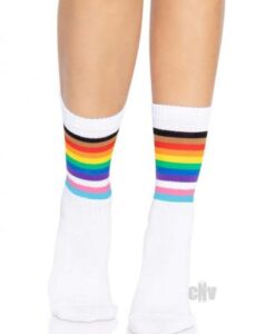 Pride Crew Socks Os Rainbow