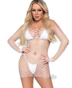 Supreme Long Sleeve Mini Dress Os Wht