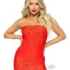 Bedazzled Devil 3pc Md/lg Red
