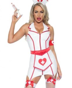 Er Hottie Vinyl 4pc Xl Wht/red