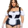 Foxy Frenchie 3pc 3x/4x Blk/wht
